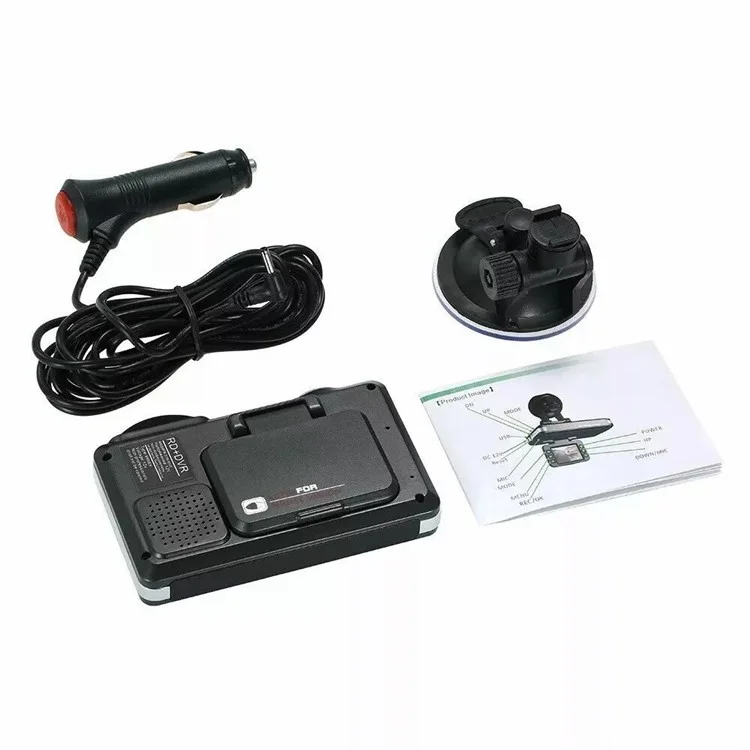 2 In 1 Night Vision Car DVR Speed Camera Alert Dash Cam Radar Detector ( Russian Version )