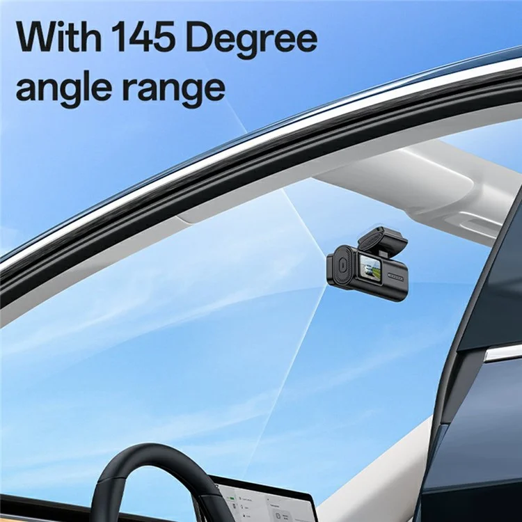 YESIDO KM21 Car Dash Cam 1080P HD 145 Degree Wide Angle 24 / 7 Monitoring Emergency Driving Recorder