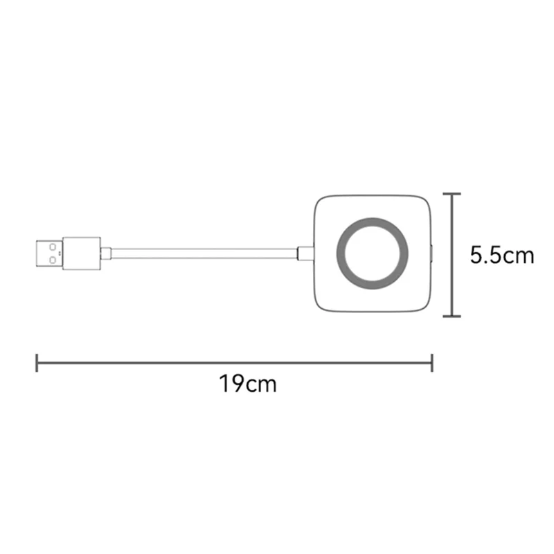 YESIDO KM23 Dual Band WiFi CarPlay Adapter Wired to Wireless Converter for Car Stereo Systems OTA Upgradable