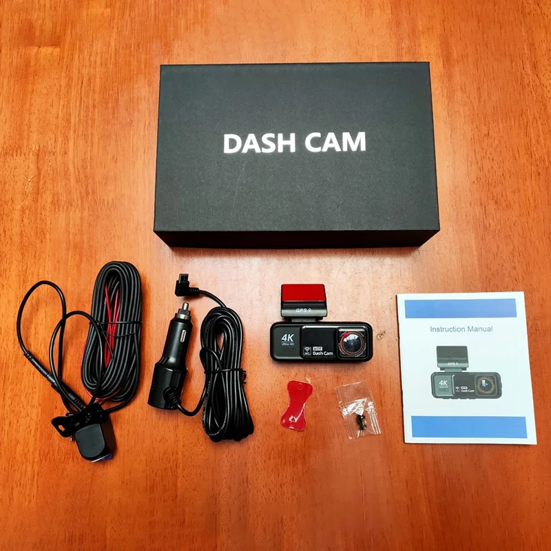 4K+2.5K Передняя и задняя линза Dash Cam GPS ADAS BSD Интеллектуальное вождение Ночное видение Автомобильный DVR