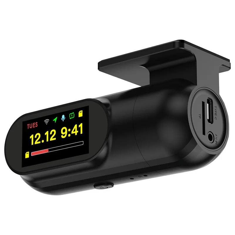 2K WiFi Dash Cam Wide Angle HD Night Vision Car DVR Recorder Support Loop Recording