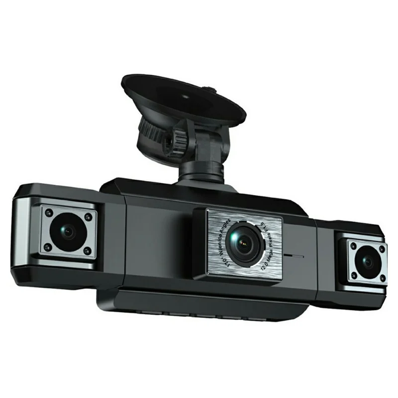 9728D 1080P WiFi Dash Cam HD 4 Channel Cameras with Night Vision Loop Recording