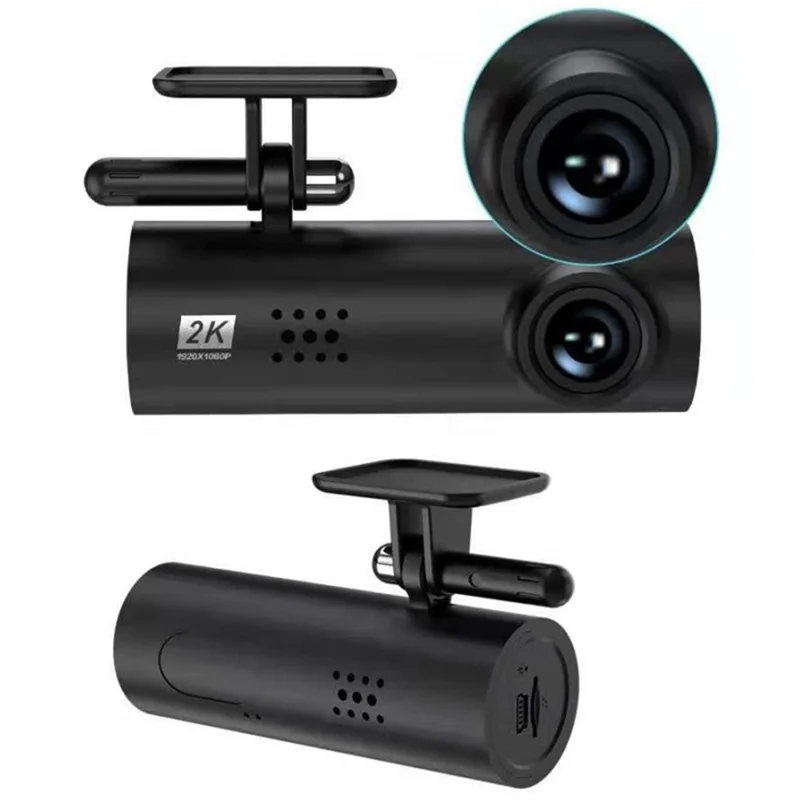 LF9 Pro 2K Dash Cam 1296P Car Camera 170 Degree Wide Angle Night Vision G-Sensor WiFi Car DVR - Black