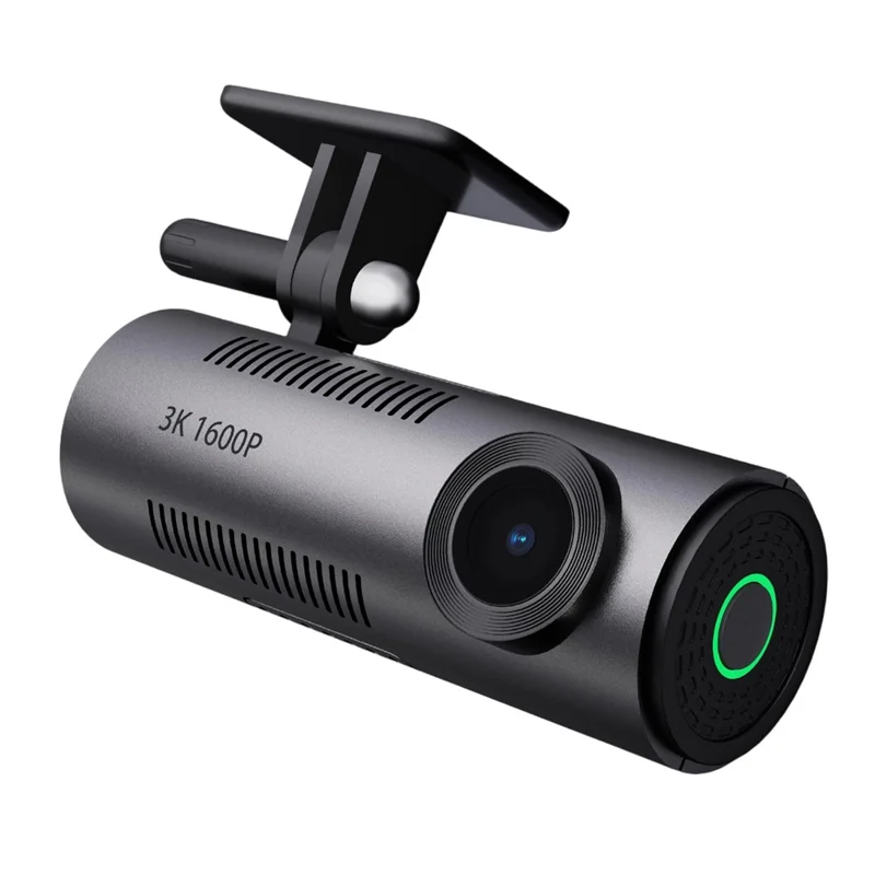 V71Pro 4K Dash Cam WiFi Loop Recording 1600P 170 Degree Wide Angle Night Vision Car DVR- Grey