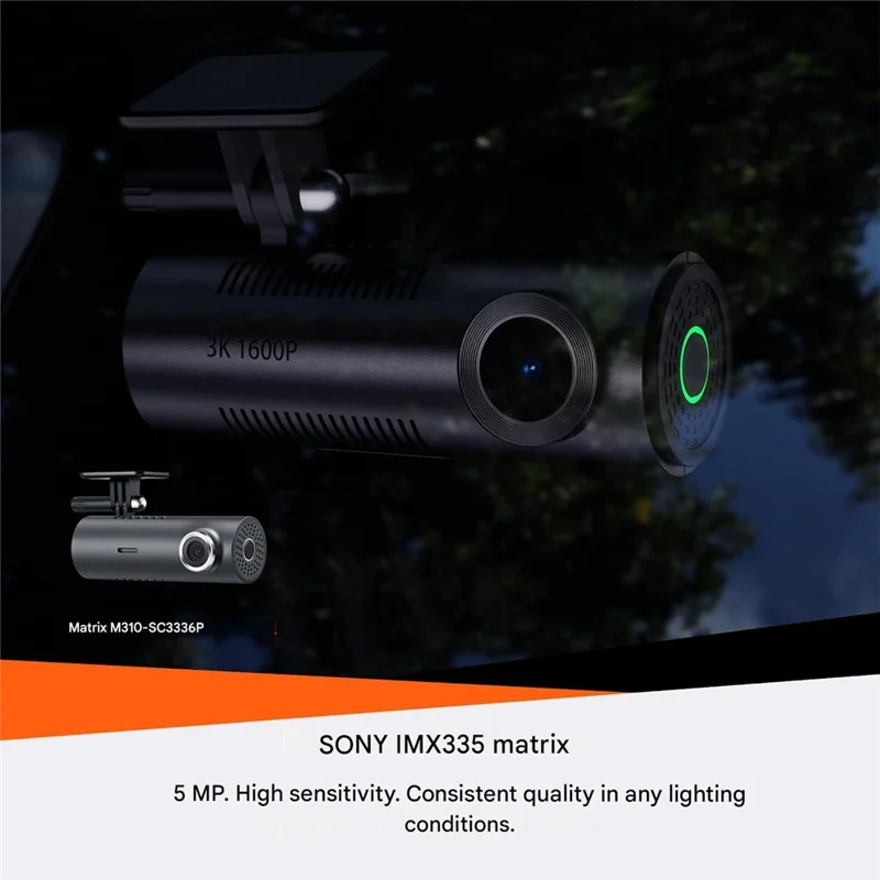 V71Pro 4K Dash Cam WiFi Loop Recording 1600P 170 Degree Wide Angle Night Vision Car DVR- Grey
