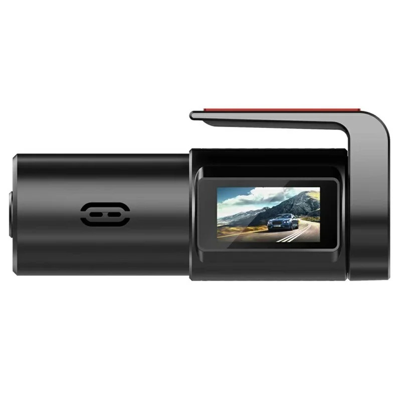 K8 USB Powered Dash Cam 1080P HD Night Vision WiFi Car Driving Recorder - Black