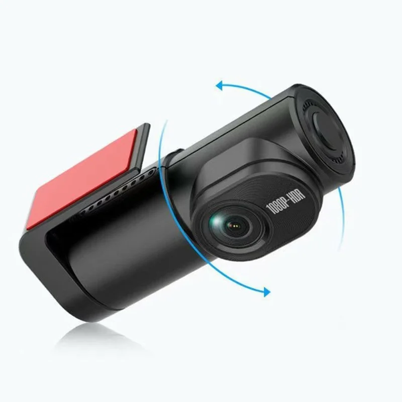 K8 ACC Powered Dash Cam 1080P HD Night Vision WiFi Car Driving Recorder - Black