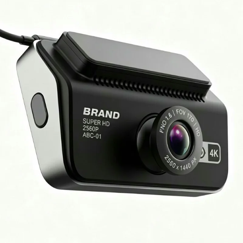 4.5 Inch Touchscreen 2K Front + 1080P Rear Recording Wireless CarPlay Android Auto Dash Cam with Wi-Fi GPS