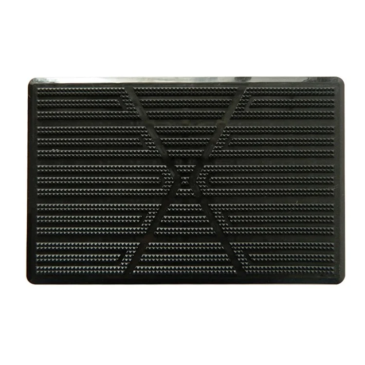 Tapete de Piso de Carro Acessórios de Carro Pedal Capa Protetora Durável de PVC Universal para Tapete de Piso de Carro - Preto