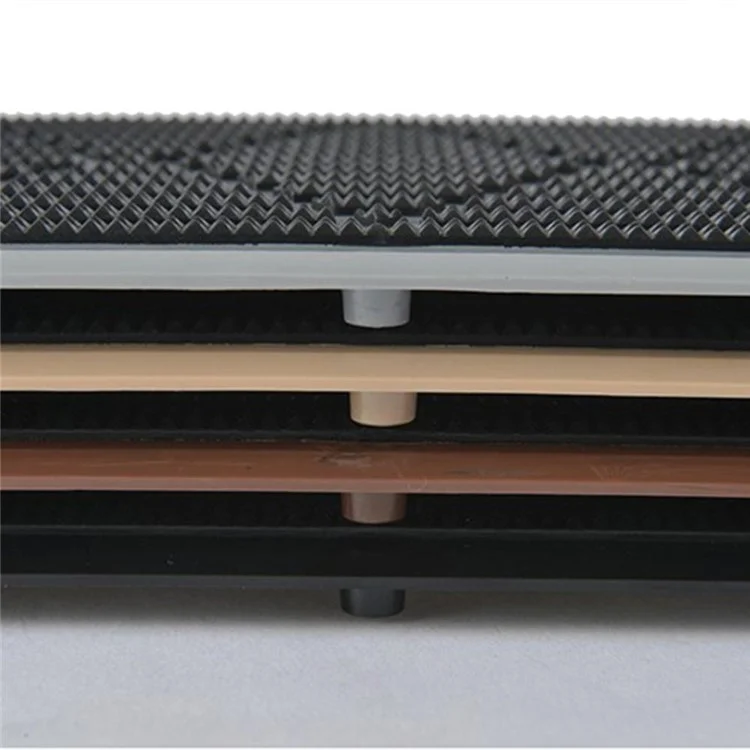 Tapete de Piso de Carro Acessórios de Carro Pedal Capa Protetora Durável de PVC Universal para Tapete de Piso de Carro - Preto
