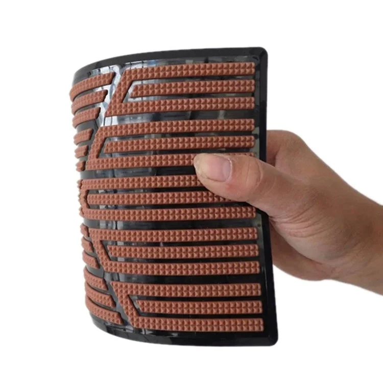 Tapete de Piso de Carro Acessórios de Carro Pedal Capa Protetora Durável de PVC Universal para Tapete de Piso de Carro - Preto