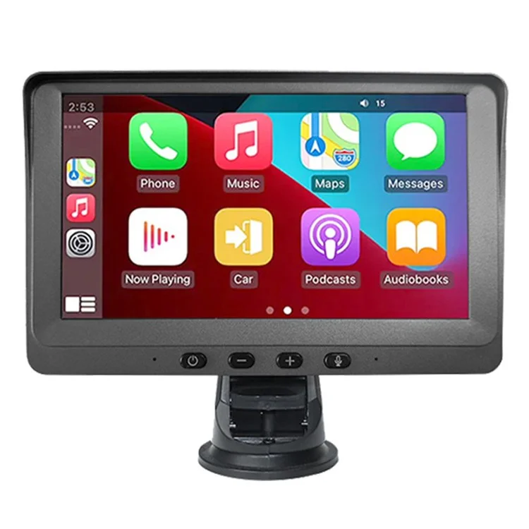 P704 Portable Car Stereo Cot Wireless Play Android Auto 7 '' Pantalla Táctil Radio Radio Registradora de Conducción