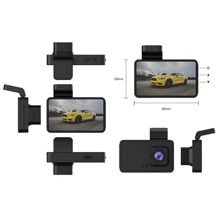 Q3 3-Inch Car Dash Camera - 1080P Full HD Single Recording