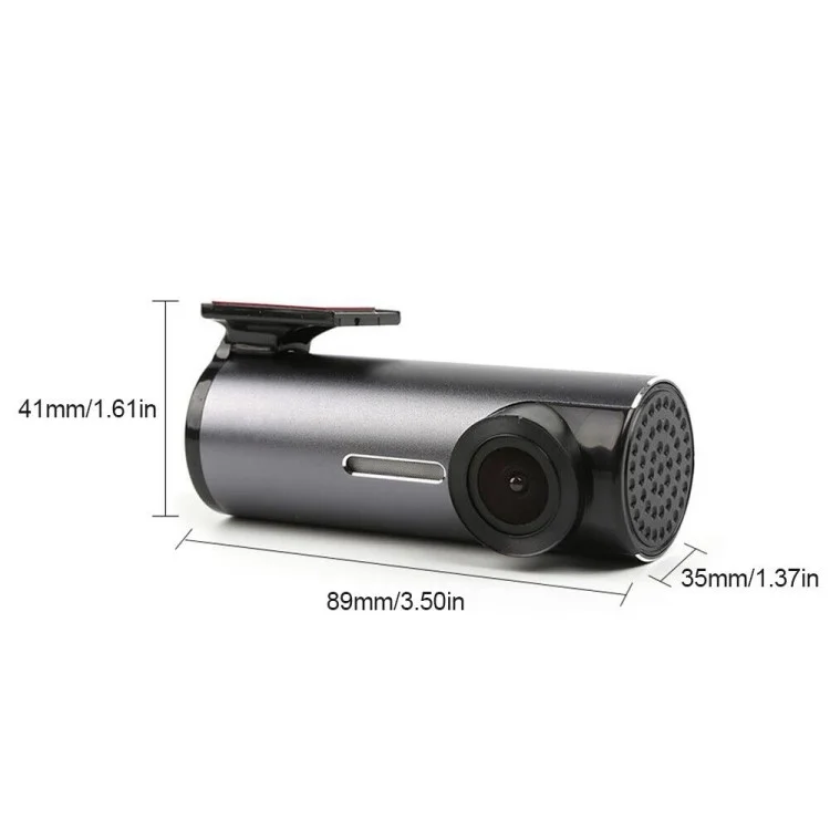 Videocamera per auto HD 1080P con WiFi Videocamera per auto con supporto per connessione allo smartphone
