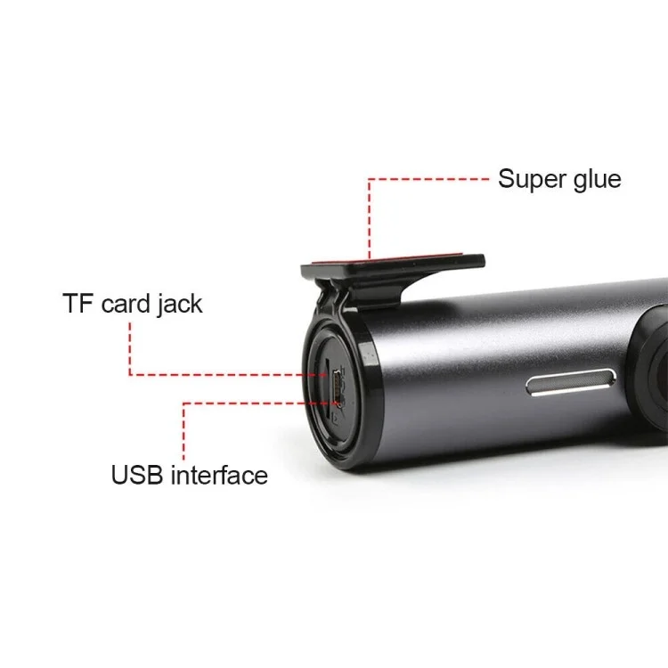 Videocamera per auto HD 1080P con WiFi Videocamera per auto con supporto per connessione allo smartphone