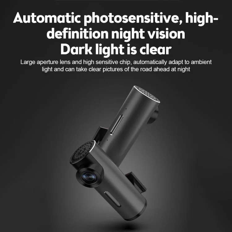 Videocamera per auto HD 1080P con WiFi Videocamera per auto con supporto per connessione allo smartphone