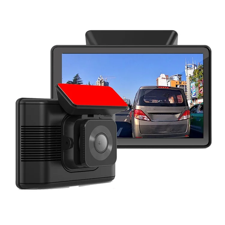 X7 5-inch Screen HD Night Vision Car Dash Cam Dual-Recording Dash Cam (No Memory Card)