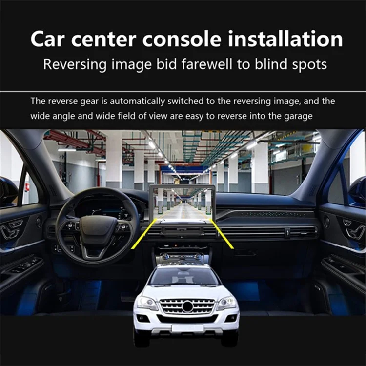 X7 Dash Cam con schermo da 5 pollici, HD, visione notturna (senza scheda di memoria)