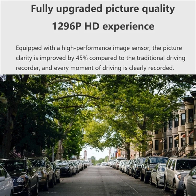 X7 Dash Cam con schermo da 5 pollici, HD, visione notturna (senza scheda di memoria)