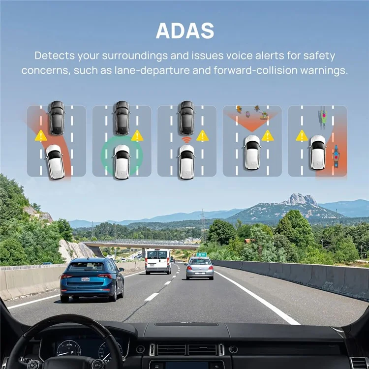 70MAI A800S Dash Cam + RC06 Rear Camera Set Car Recorder DVR, International Edition