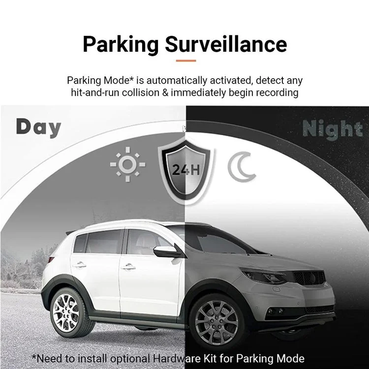 70MAI Dash Cam A400-1 Set with RC09 Rear Camera Automobile Recorder, International Edition - Grey