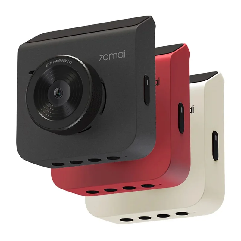 70MAI Dash Cam A400-1 Set with RC09 Rear Camera Automobile Recorder, International Edition - Red