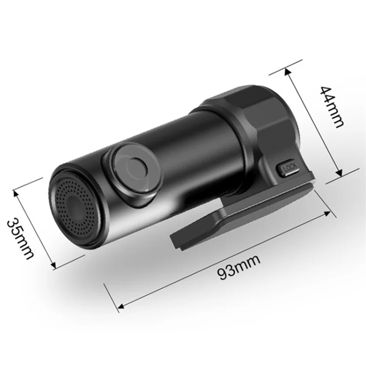 S600 1080P WiFi Dashcam Autokamera Recorder mit 170-Grad-Weitwinkel, G-Sensor (ohne Speicherkarte)