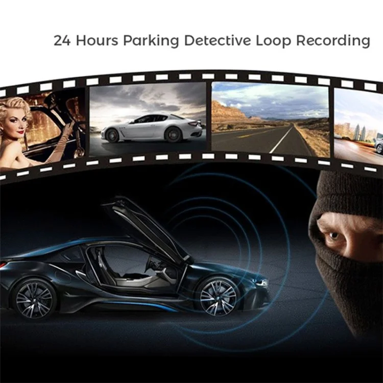 S600 1080P WiFi Dashcam Autokamera Recorder mit 170-Grad-Weitwinkel, G-Sensor (ohne Speicherkarte)