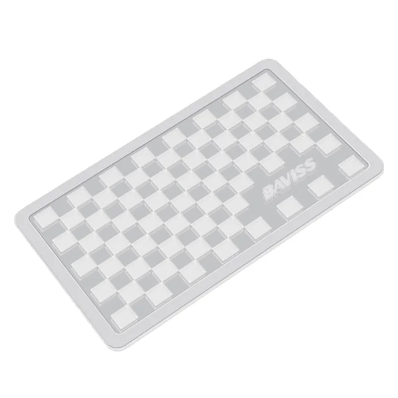BAVISS B-006 13*8cm Traceless Sticky Pad Non-slip PU Car Dashboard Mat for Phone Keychain, Size S - Transparent