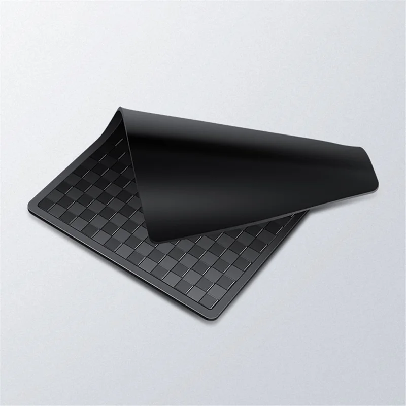 BAVISS B-006 13*8cm Traceless Sticky Pad Non-slip PU Car Dashboard Mat for Phone Keychain, Size S - Transparent