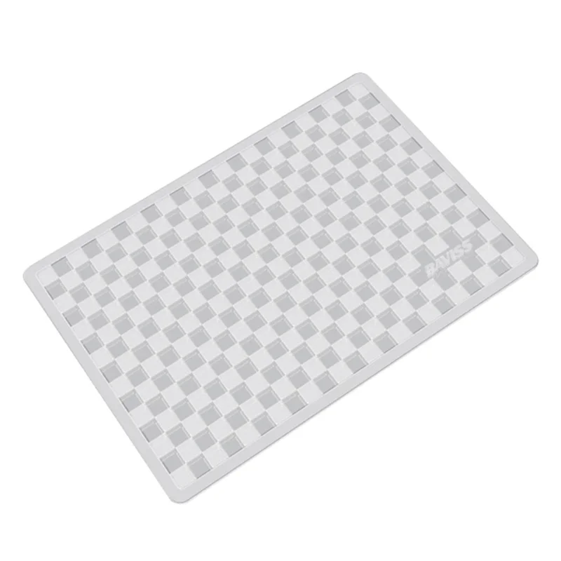 BAVISS B-006 18*12.5cm Heat Resistant Sticky Pad Car Dashboard Non-slip PU Mat for Phone Keychain, Size M - Transparent