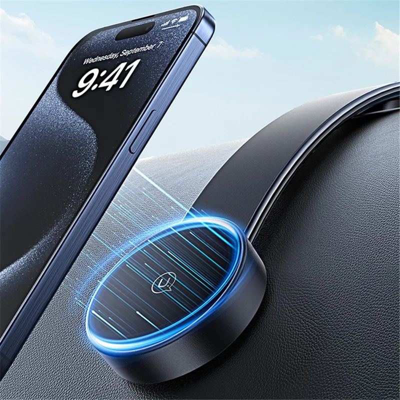 USAMS ZJ079 Magnetic Car Mount 180-degree Rotation Car Dashboard Phone Holder