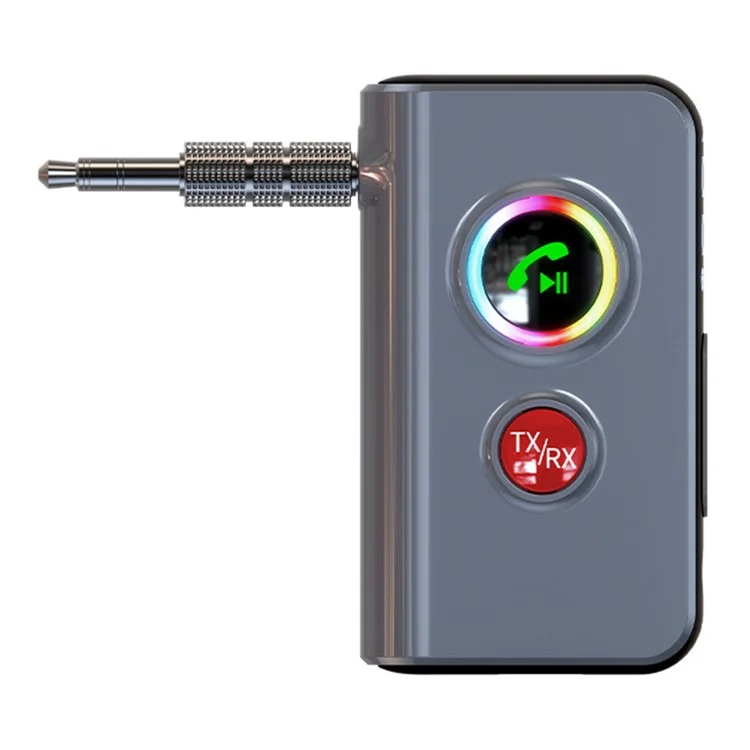 BT106 Colorful Light Wireless Bluetooth-compatible 5.4 Adapter Hands-Free Call Audio Receiver Transmitter