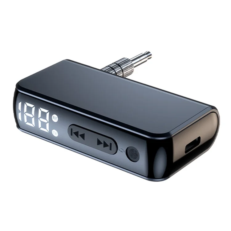 BT106 Colorful Light Wireless Bluetooth-compatible 5.4 Adapter Hands-Free Call Audio Receiver Transmitter