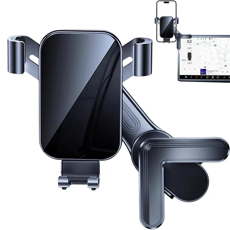 Per Tesla Model 3 / Model Y Car Screen Phone Holder Triangle Cellphone Bracket, Versione Meccanica