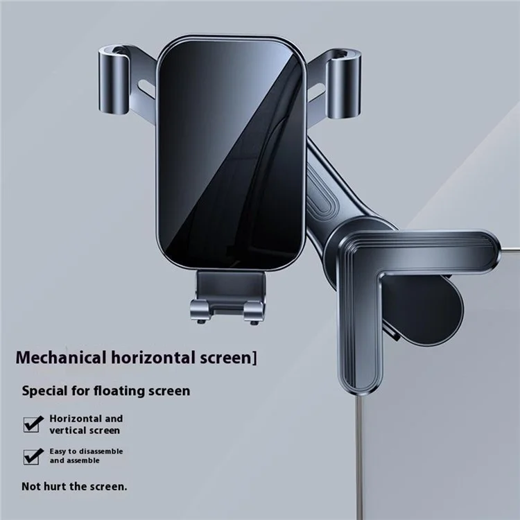 Per Tesla Model 3 / Model Y Car Screen Phone Holder Triangle Cellphone Bracket, Versione Meccanica