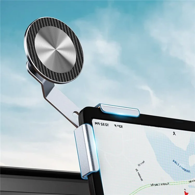 Per Tesla Model 3 / Y Car Screen Phone Holder Aluminum Alloy Stand Supporto magnetico per cellulari