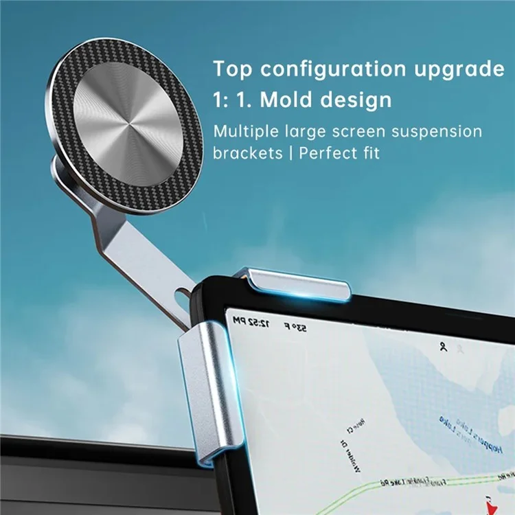 Per Tesla Model 3 / Y Car Screen Phone Holder Aluminum Alloy Stand Supporto magnetico per cellulari