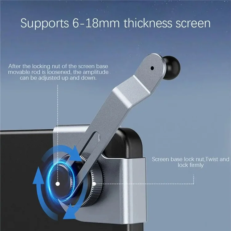 Per Tesla Model 3 / Y Car Screen Phone Holder Aluminum Alloy Stand Supporto magnetico per cellulari