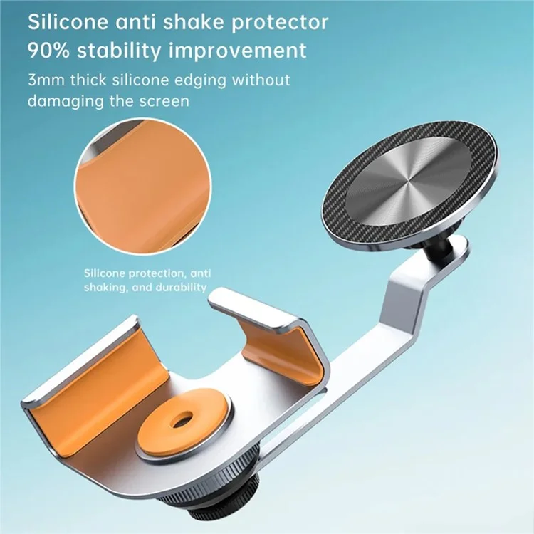 Per Tesla Model 3 / Y Car Screen Phone Holder Aluminum Alloy Stand Supporto magnetico per cellulari