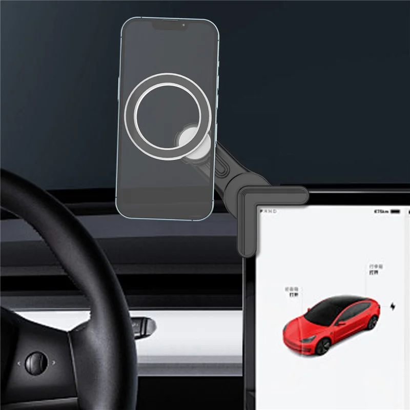 XWJ-158B Car Suspension Screen Phone Holder Rotatable Magnetic Cellphone Bracket