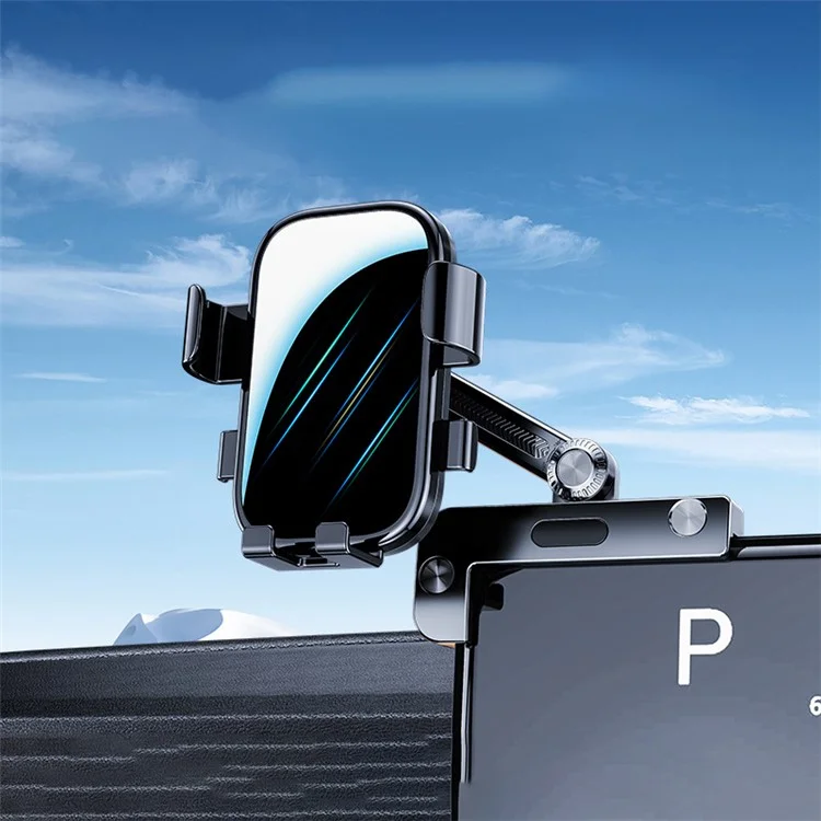 Für Tesla Model 3 / Model Y Autobildschirm Handyhalter Spiegeloberflächenhalter mit Selbstverriegelung