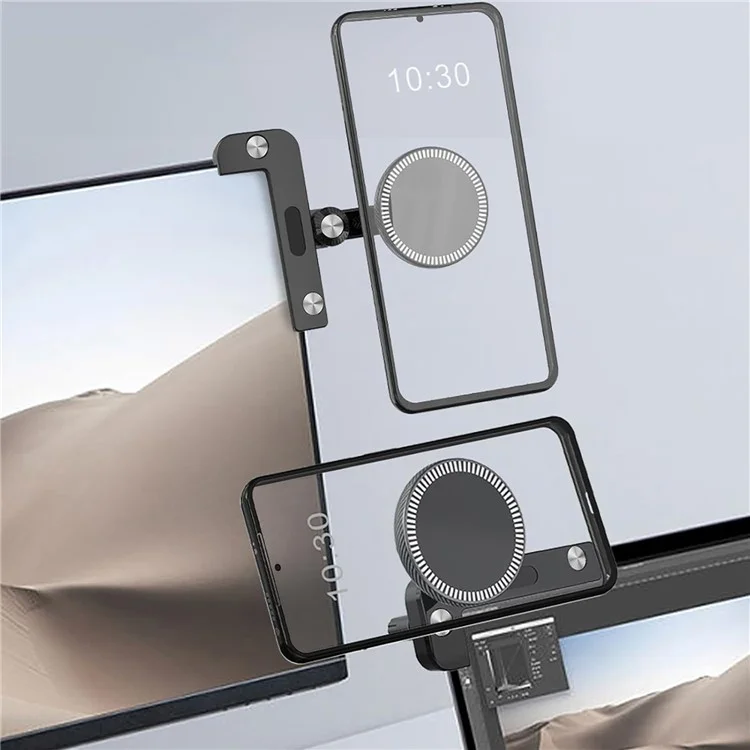 Per Tesla Model 3 / Y Car Screen Phone Holder Round Rotatable Magnetic Cellphone Bracket