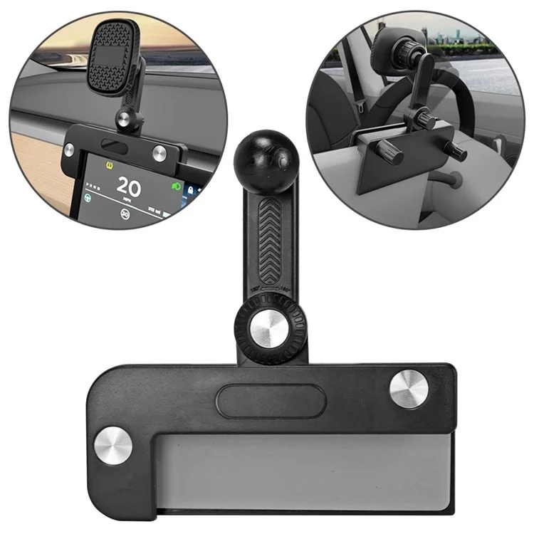 Per Tesla Model 3 / Model Y Car Screen Gravity Phone Holder Mirror Surface Cellphone Bracket