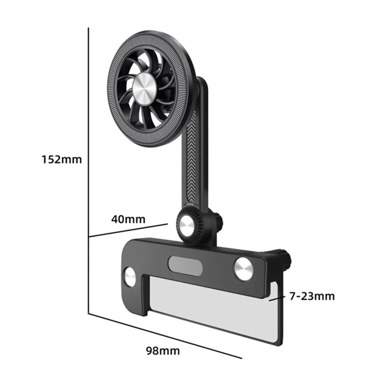 TS-MA1 Per Tesla Model 3 / Y Car Screen Phone Holder Rotatable Magnetic Cellphone Navigation Bracket