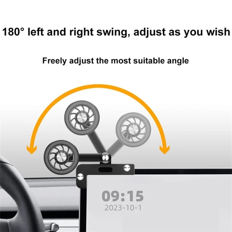 TS-MA1 Per Tesla Model 3 / Y Car Screen Phone Holder Rotatable Magnetic Cellphone Navigation Bracket