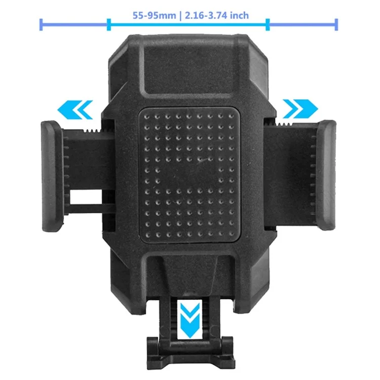 360 Degree Rotation Car Water Cup Slot Extendable Rod Design Phone Bracket