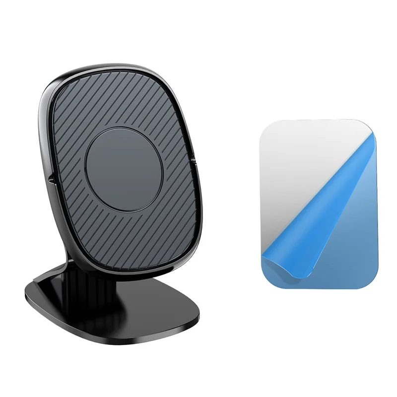 UC6905 Car Magnetic Phone Holder ABS+Silicone 360-Degree Rotation Cellphone Stand - Dashboard Mount