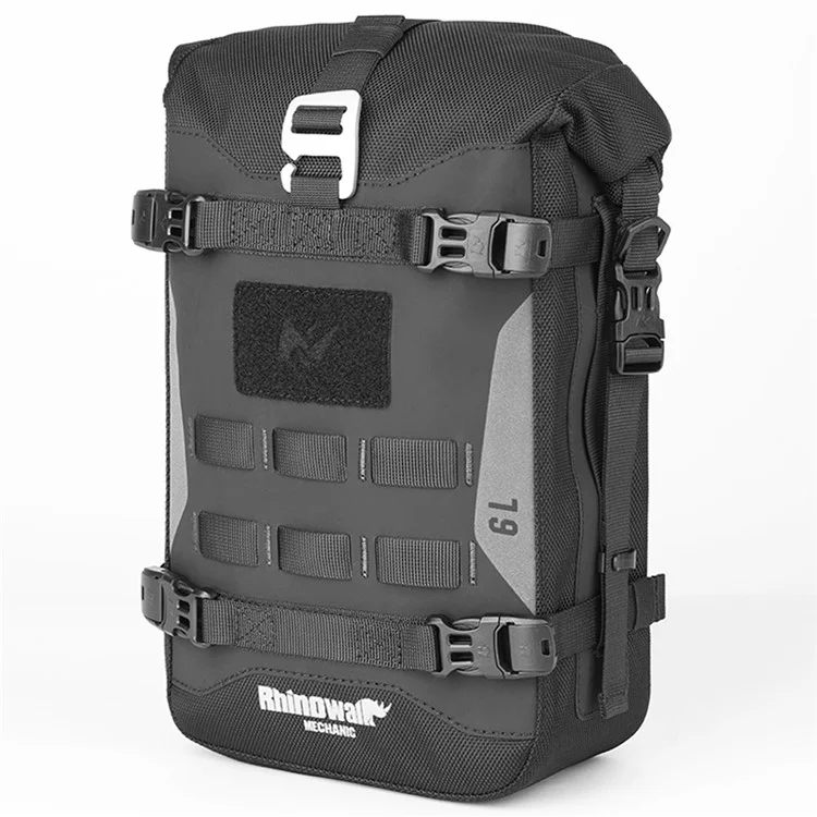 Rinowalk Mjx2001 6l Poliéster Motocicleta de Motocicletas Capacidad de la Bolsa de la Bolsa de la Mano Expansible Bolsa Colgante