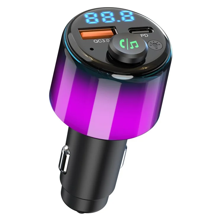 BC90 Car FM MP3 Player Bluetooth Transmitter PD 30W + QC 18W Fast Charging Charger with Ambient Light

Trasmettitore FM MP3 per auto BC90 con Bluetooth, caricatore PD da 30W + caricatore QC da 18W con ricarica rapida e luce ambiente